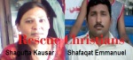 Shafaqat Emmanuel and his wife Shagufta Kauser